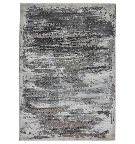 Craft Abstract Carpet Blue and Grey