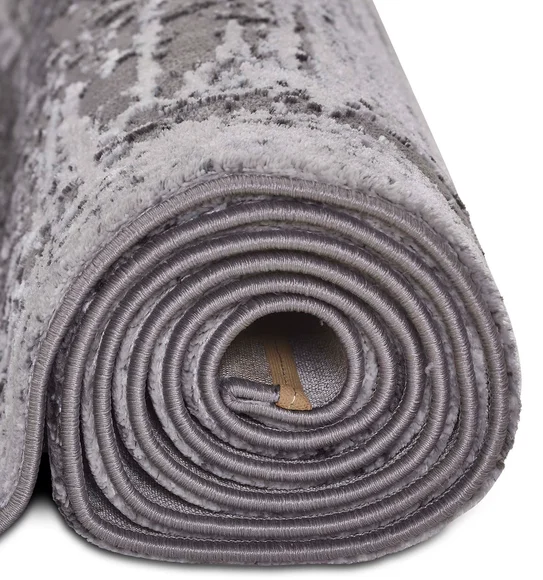 Craft Abstract Carpet Blue and Grey