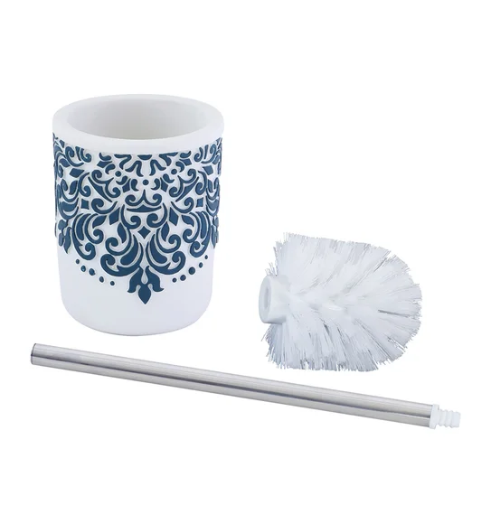 Alvina Polyresin Toiletbrush Holder White
