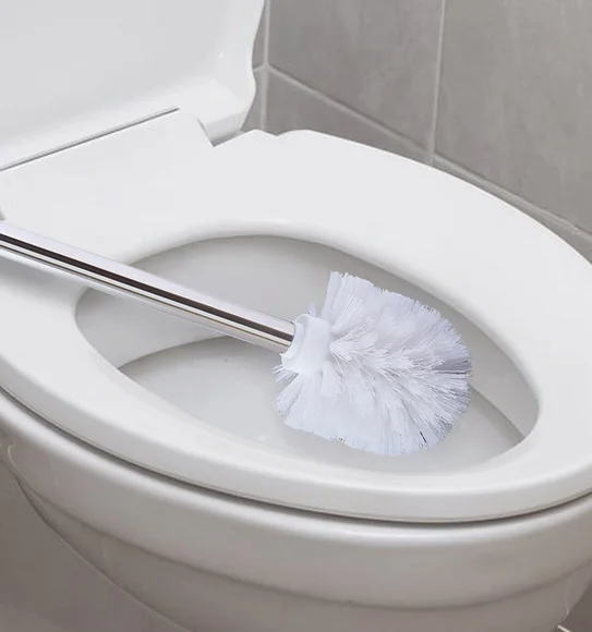Alvina Polyresin Toiletbrush Holder White