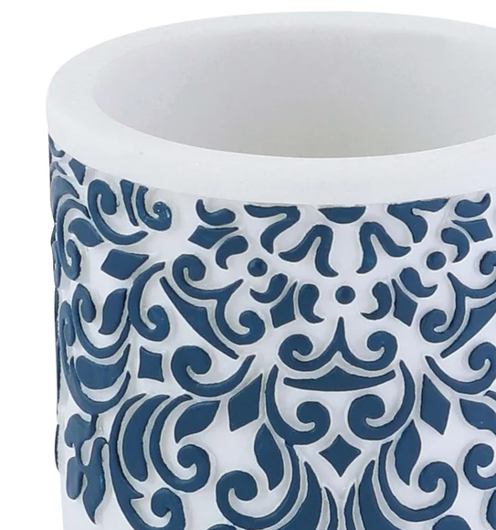 Alvina Polyresin Toiletbrush Holder White