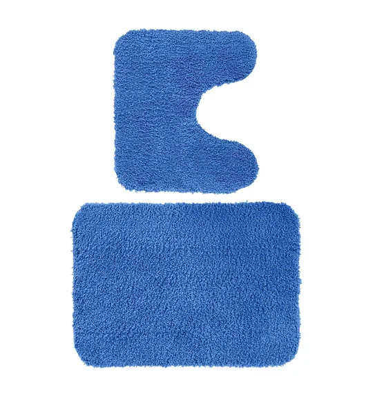 Diana Anti skid Super Absorbent Bath Mat Blue