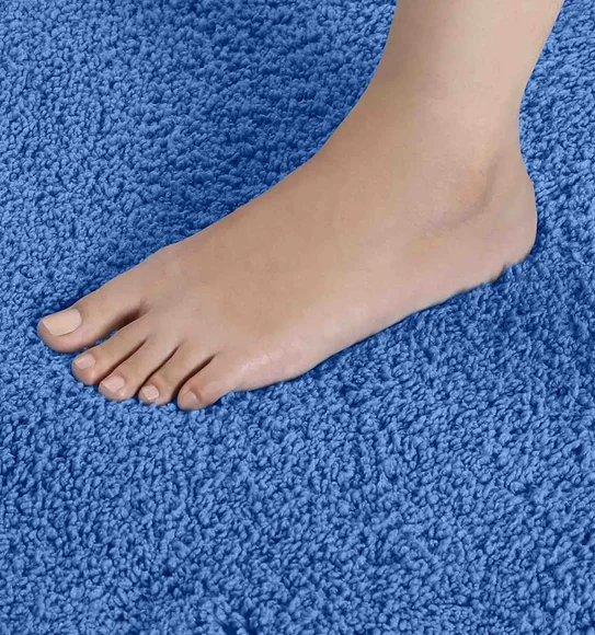 Diana Anti skid Super Absorbent Bath Mat Blue