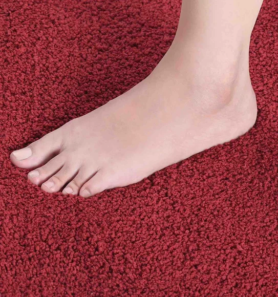 Diana Anti skid Super Absorbent Bath Mat Red