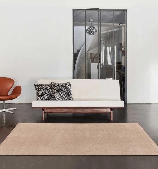 Kiss Solid Carpet Beige