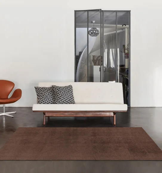 Kiss Solid Carpet Brown