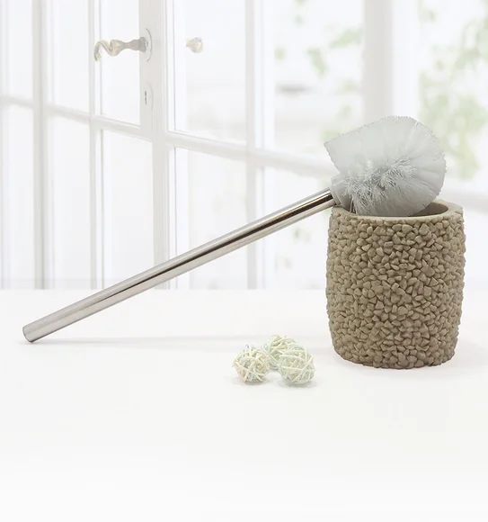 Alvina Polyresin Toiletbrush Holder Cream