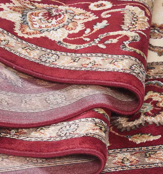 Belluchi Classical Carpet Cream and Maroon