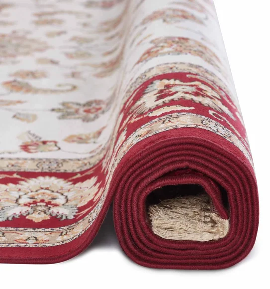 Belluchi Classical Carpet Cream and Maroon