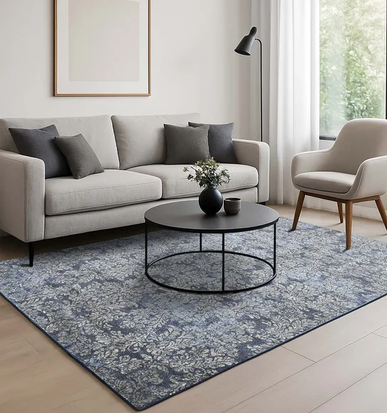 Matrix Classical Carpet Blue