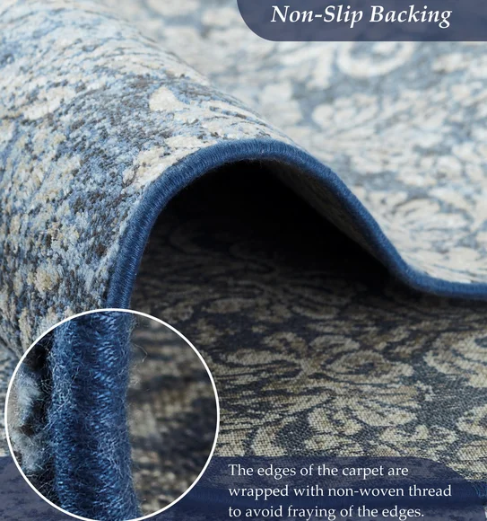 Matrix Classical Carpet Blue