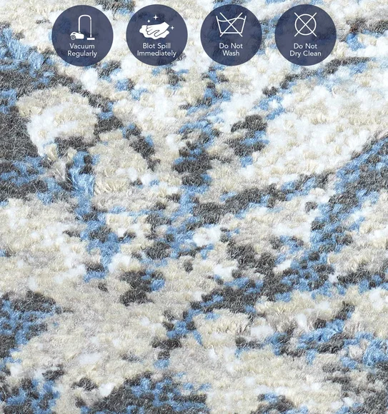 Matrix Classical Carpet Blue