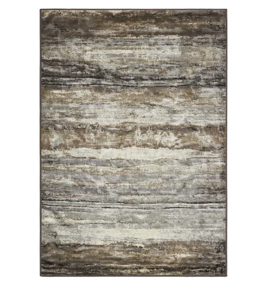 Matrix Abstract Carpet Brown and Cream