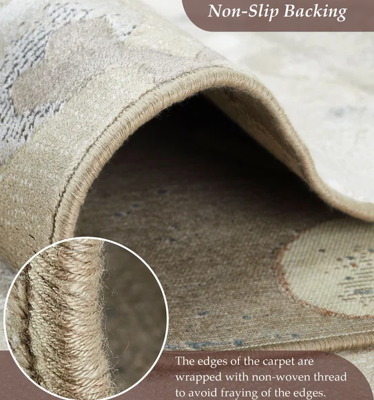 Matrix Floral Carpet Olive and Cream