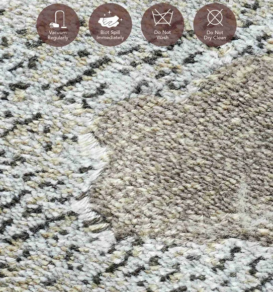 Matrix Floral Carpet Olive and Cream