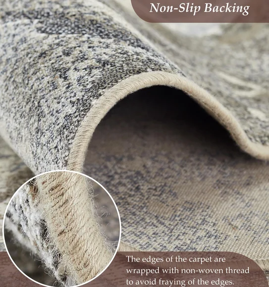 Matrix Abstract Carpet Brown and Cream