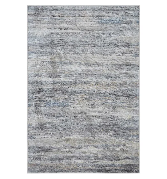 Matrix Abstract Carpet Cream and L.Blue