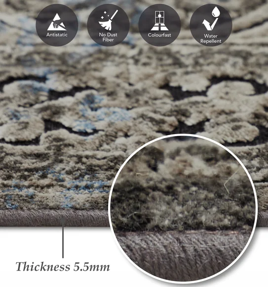 Genova Classical Runner Blue and Beige