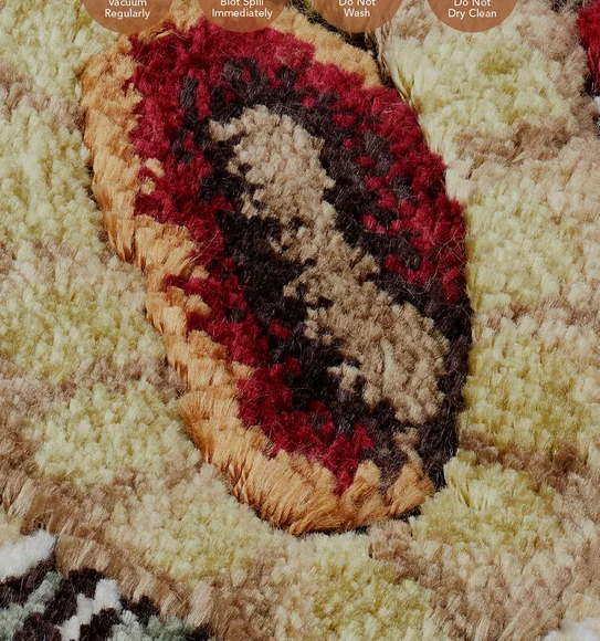 Genova Floral Carpet Brown