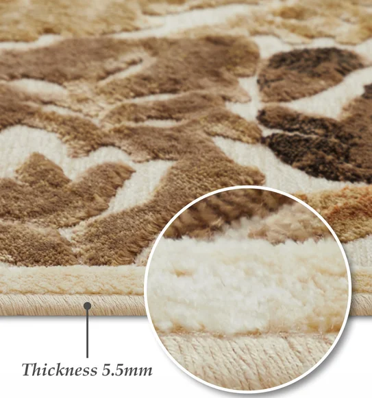 Genova Classical Carpet Brown and Beige