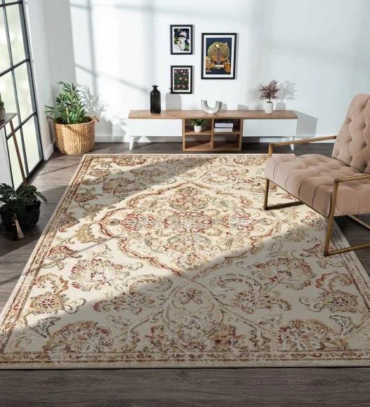 Genova Classical Carpet Beige