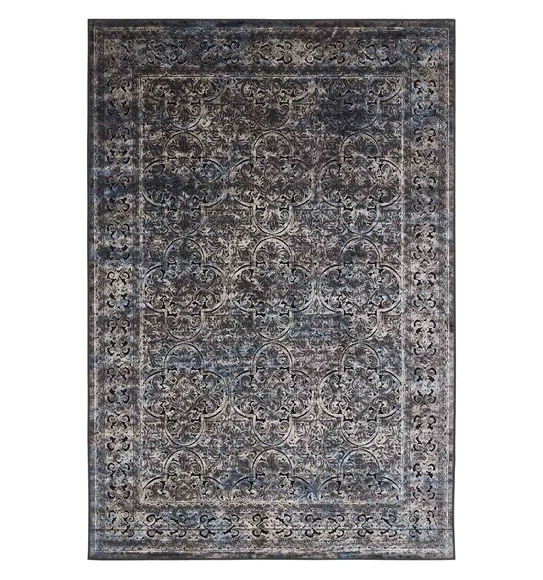 Genova Classical Carpet Blue and Beige