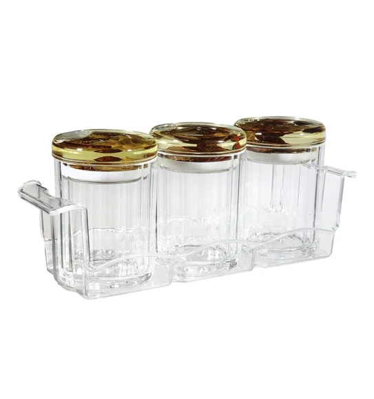 Agua Acrylic Acrylic Air Tight Jar Brown