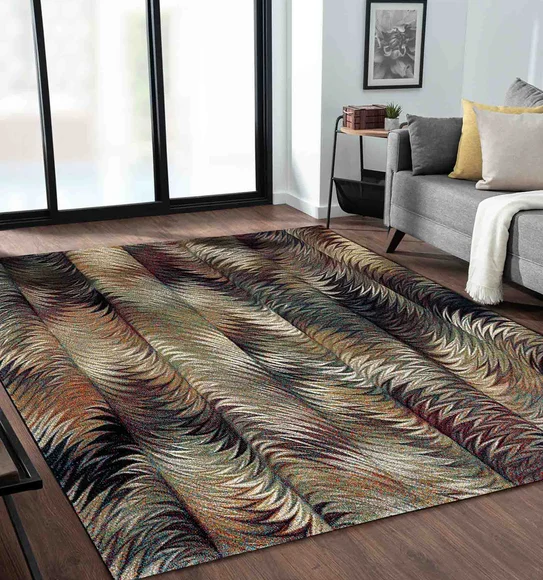 Diamond Floral Carpet Multi