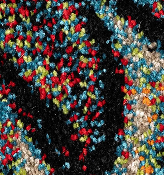 Diamond Floral Carpet Multi