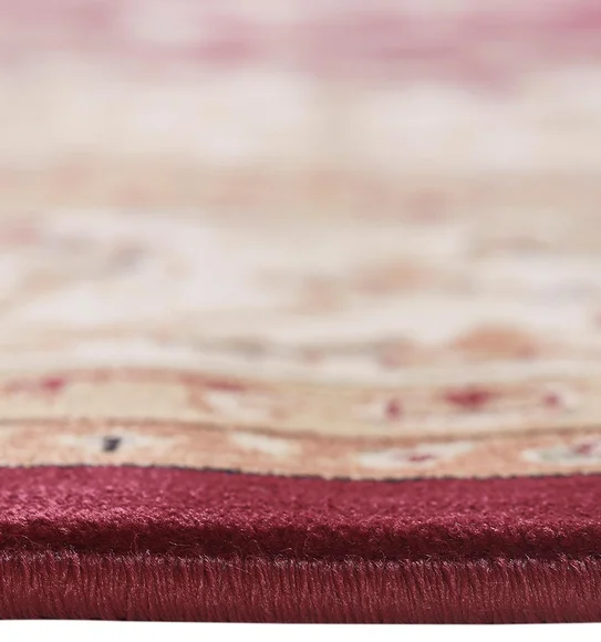 Esfahan Classical Carpet Red and Beige