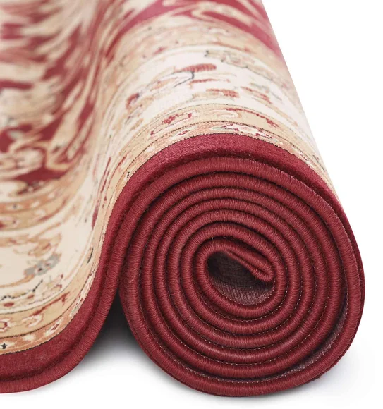 Esfahan Classical Carpet Red and Beige