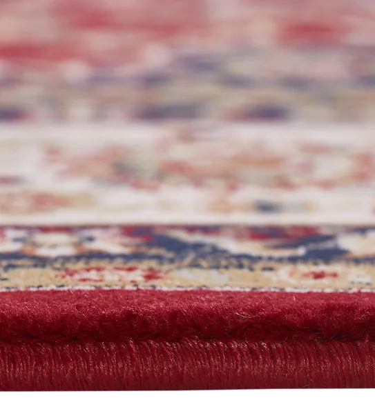 Esfahan Classical Carpet Red and Cream