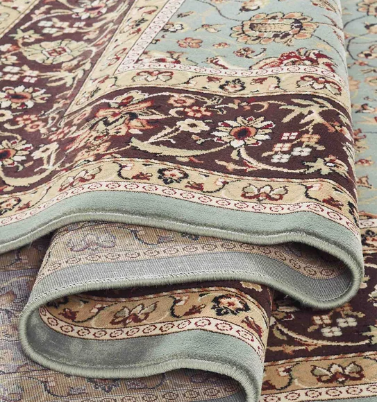 Esfahan Classical Carpet Pista Green