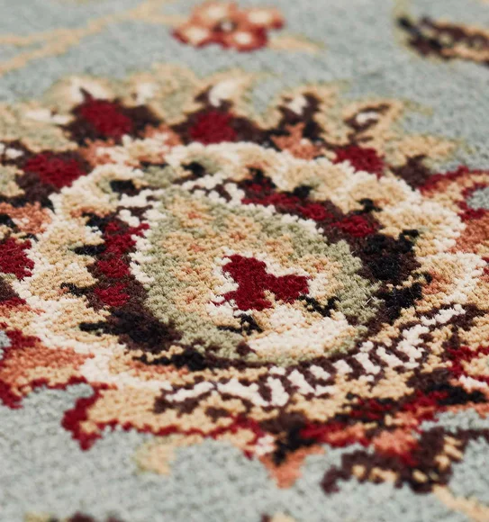 Esfahan Classical Carpet Pista Green