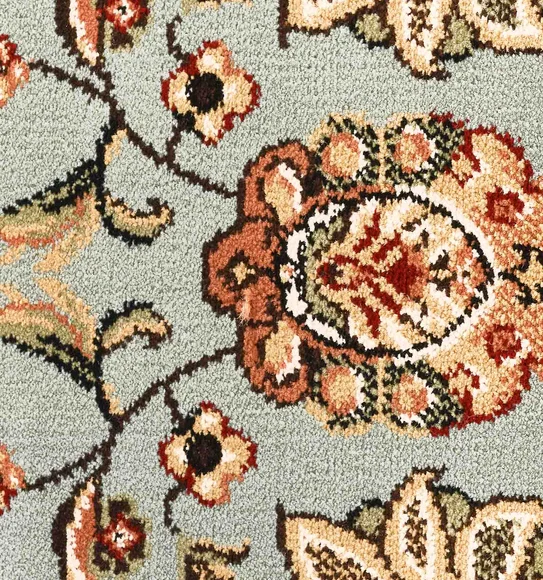 Esfahan Classical Carpet Pista Green