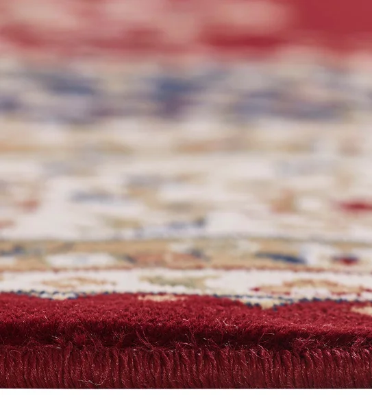 Esfahan Classical Carpet Red and Navy