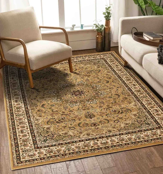 Esfahan Classical Carpet D.Beige