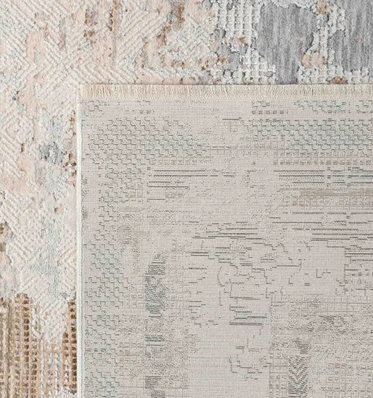 Caroline Abstract Carpet L.Grey