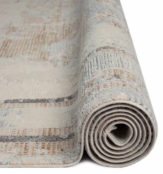 Caroline Abstract Carpet L.Grey