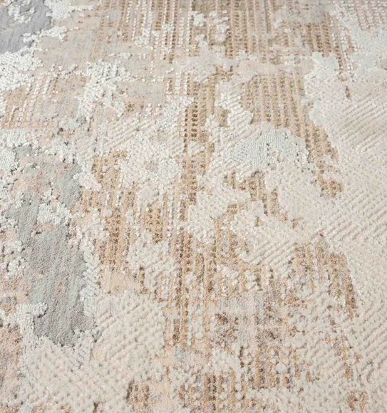 Caroline Abstract Carpet L.Grey