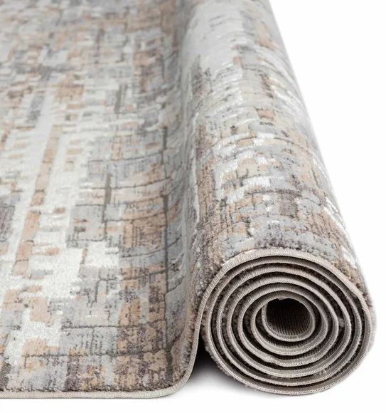 Caroline Abstract Carpet Grey