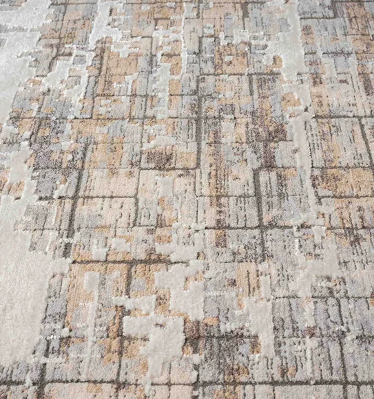 Caroline Abstract Carpet Grey