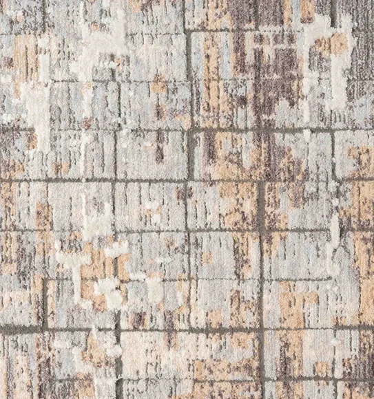 Caroline Abstract Carpet Grey