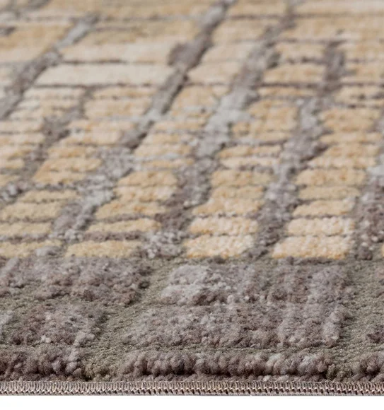Abby Scribbled Abstract Carpet D.Grey