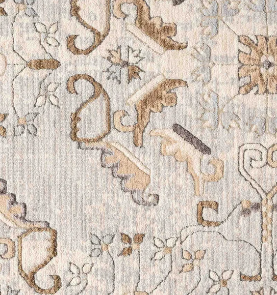 Abby Neo Classical Carpet Grey