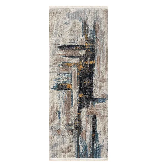 Sunshine Modern Art Runner Cream
