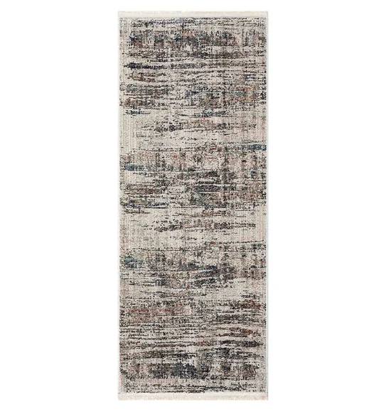 Sunshine Abstract Runner Cream