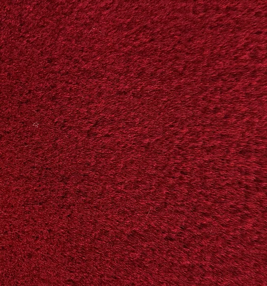 New Oslo Rabit Fur Carpet Burgundy