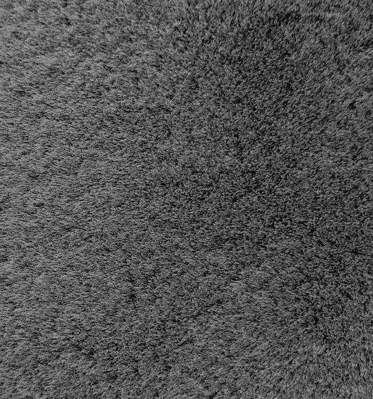 New Oslo Rabit Fur Carpet Charcoal