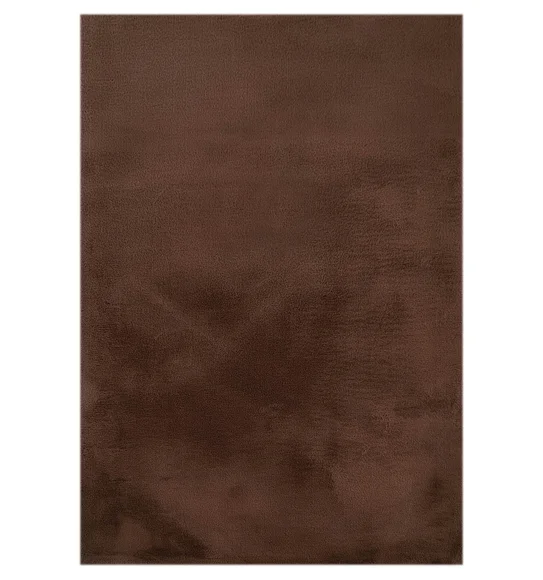 New Oslo Rabit Fur Carpet Light Brown